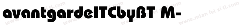 avantgardeITCbyBT M字体转换